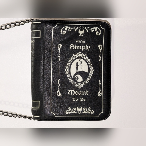 NWOT Disney's x Bioworld Nightmare before Christmas story book purse - Picture 1 of 12
